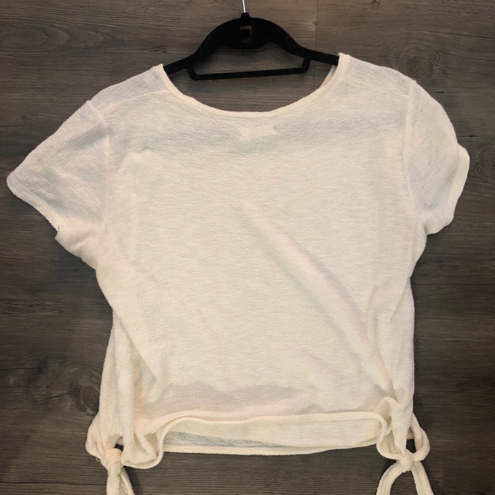 Madewell Size Small White Crepe Shirt